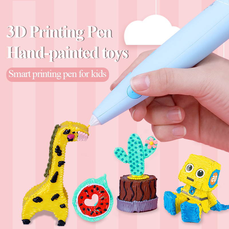 3D 인쇄 펜 DIY 프린터 펜 어린이 낙서 펜 세트 인쇄 유물 저온 안전 상상력 컬러 펜을 육성